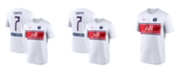 Nike Men's Kylian Mbappe White Paris Saint-Germain Name Number Fan Top